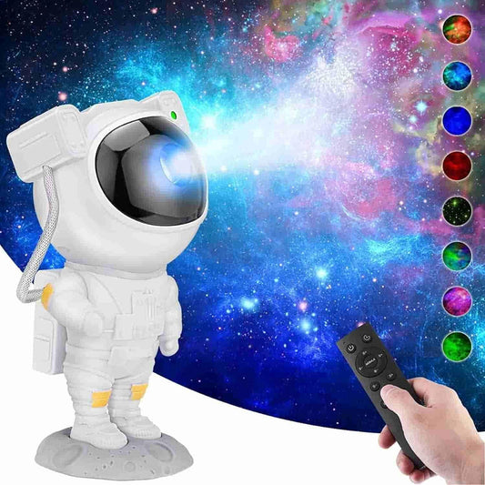 Astronaut Galaxy Projector - 360 Head Rotation With Remote Control